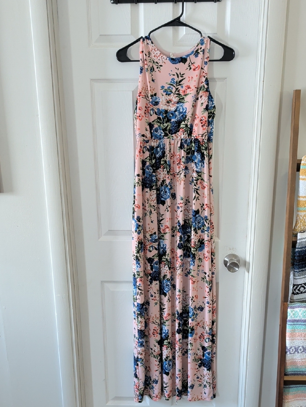 Pink Blush Floral Maxi Dress MATERNITY
